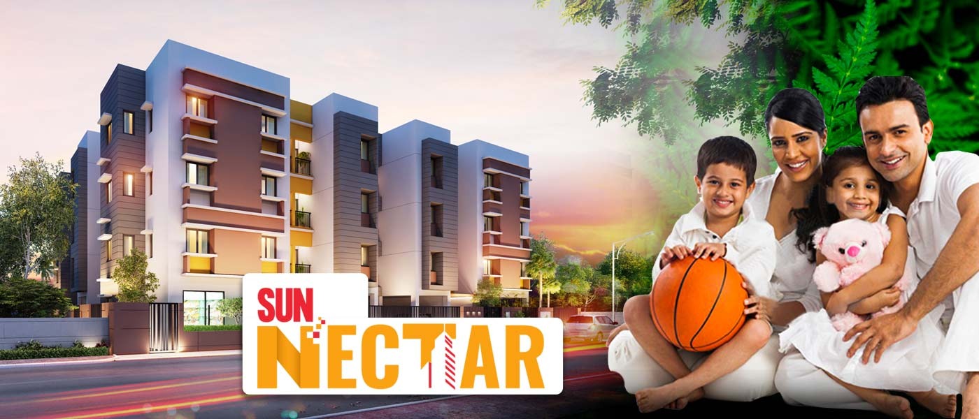 YOUR DREAM HOME AT <span>SUN NECTIAR</span> NEAR GARIA MAIDAN